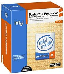 Intel Processeur Pentium 4 3,4 GHz (BX80547PG3400EK)