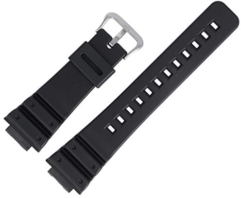 Casio 16 mm, schwarzes Kunstharz, Harz