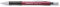 Staedtler Mars Star L - Druckbleistift (0,7 mm, wiederaufladbar, farbiges Kunststoffgehäuse und Gummigriff, 10 Stück)