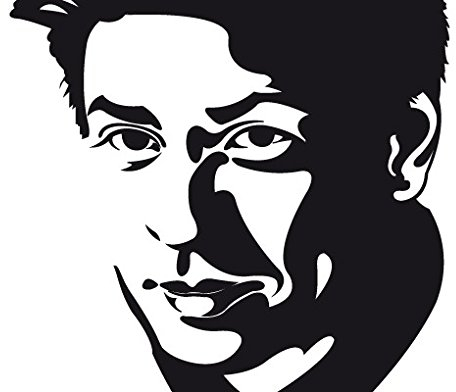 Bilderwelten Wandtattoo No.EV79 Shah Rukh Khan, Farbe: Creme, Größe HxB: 69cm x 45cm