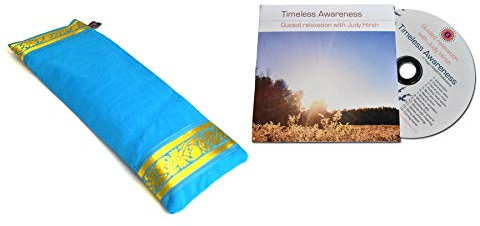Yoga Malai Entspannungs-Geschenk-Set – himmelblaue Augenblase und Entspannungs-CD