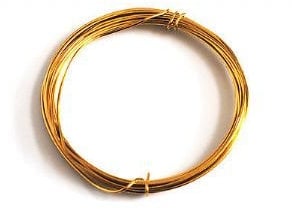 Proops 0.8 x 6m Gold Plated Wire. Ideal for Hobby, Jewellery and Modelling. (X1104) Free UK Postage
