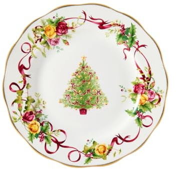 Royal Albert Old Country Roses Christmas Dinner Plate 10.25