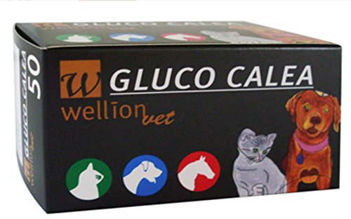 WellionVet Gluco Calea Blutzucker Teststreifen für Tiere, Option:50 Teststreifen