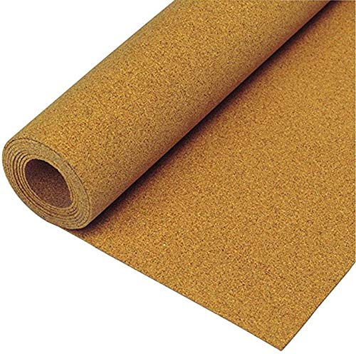 Natural Cork Board Textured Vinyl Wrap Underlayer Sheet Adhesive Roll (17.8 x 20ft)