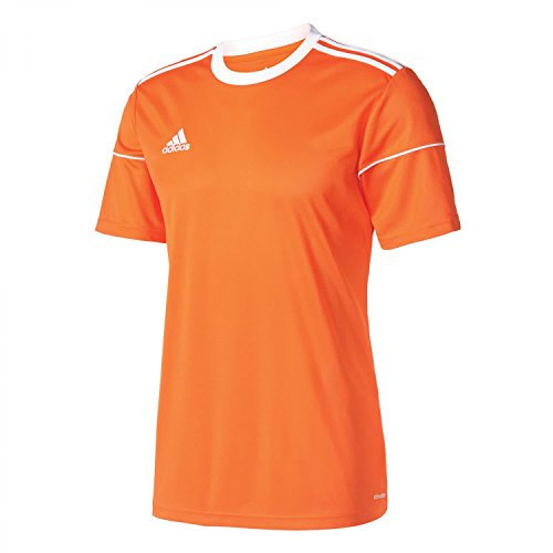 adidas Herren SQUAD 17 JSY SS T-shirt, Orange (Orange/White), XS