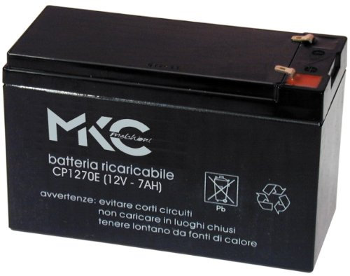 Melchioni Batteria al Piombo 12 Volt 7 Ampere