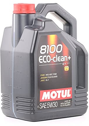 Motul 8100 Eco-clean+ 5W30 / 5Liter, Brown, 101584