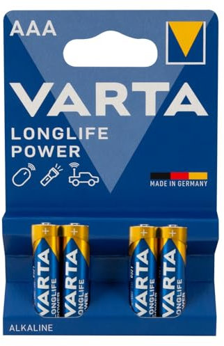 Varta High Energy Alkaline 4 x Micro auf Karte 4903