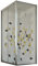 Idralite Mampara de Ducha 80x120 Ap. 120 CM H198 Vidrio Transparente Mod. Cristal Duo 2 Hojas