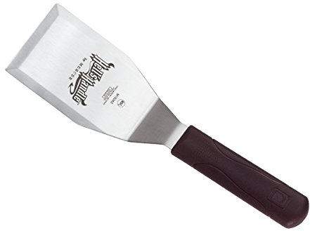 Mercer Culinary M18340 Mercer Culinary-M18340 Hell's Handle Heavy Duty Turner/Spatula, 5 Inch x 3 Inch 5 x 3-Inch, Stainless-Steel, Multi-Colour
