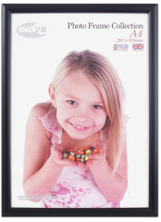 Inov8 Framing PFVS-VBLK-A4 Picture Frames, Black, A4