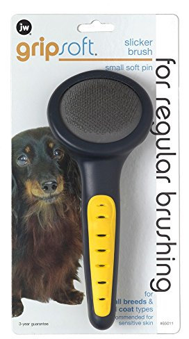 JW Gripsoft Grooming Sml Slicker Brush Soft Pin