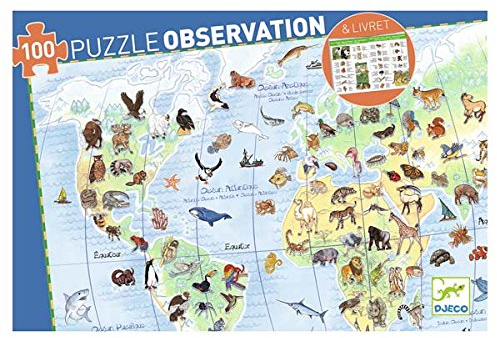 Observation Puzzle Tiere Djeco