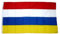 Fahne/Flagge Karneval Fasching Streifen 90 x 150 cm