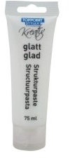 6 Tuben Strukturpaste 75ml glatt weiß für Acrylfarbe