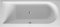 Duravit Darling New Badewanne Acryl 170x75 cm links ohne Füße Weiß