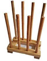 Wooden Welly Rack Stand 4 Pairs wellington boot storage solution