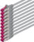 0,5m - gris - 10 piezas - CAT6a CAT 6a Ethernet LAN cable de red - SET 10 GB/s cable patch CAT6 S-FTP Doble blindado PIMF 500MHz libre de halógenos compatible con CAT5 CAT6a CAT7 CAT8