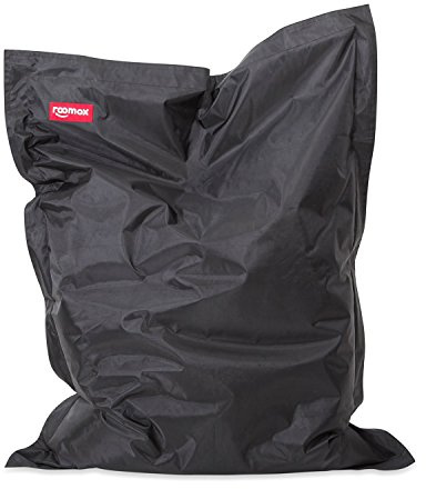 Roomox Junior Sitzsack Original - Großer Sitzsack für drinnen und draußen 130 x 100 x 30 cm geräumiger Sitzsack Bodenkissen aus Wasserresistentem Polyester