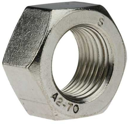 Reidl Sechskantmuttern M 10 x 1 mm DIN 934 A2 blank 50 Stück