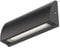 ledscom.de LED Wandleuchte/Treppenlicht SEGIN für außen, IP54, flach, Downlight, schwarz matt, eckig, 6,2 W, 566lm, warmweiß