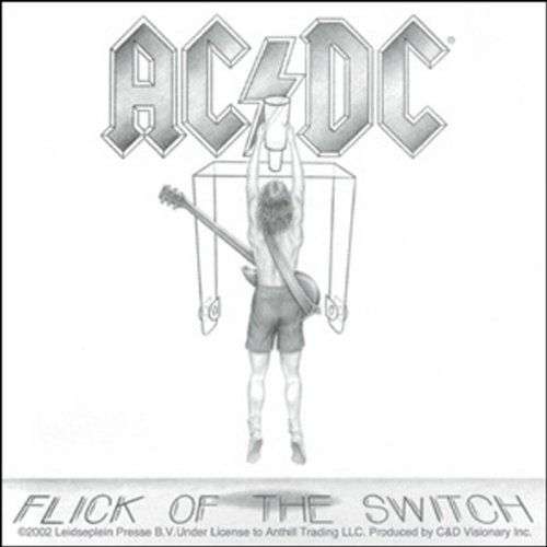 AC/DC Flick of The Switch STICKER, Officially Licensed Products Classic Rock Artwork, 3.75 x 4 - Long Lasting Sticker AufkleberDECAL