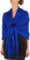 Sakkas 70 X 28 Paisley Self-Design Schal/Wrap/Stole - Royal Blue