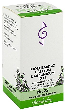 Biochemie 22 Calcium Carbonicum D 12 Tabletten