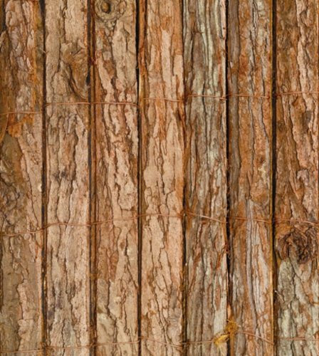 Papillon Bark Natural Garden Fence Screening Roll Privacy Wind/Sun Protection 4m x 1.8m (13ft 1in x 6ft)