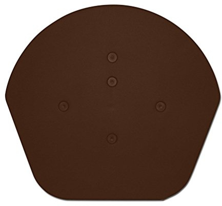 1 x Brown Klober Domed End Cap - Uni-Dry or Uni-Click - Mortar Free end Tile for Gable/Apex Roof.