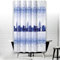 KS Handel 24 Textil DUSCHVORHANG Modell New York 240x180 cm Weiss BLAU DUNKELBLAU INKL. QUALITÄTSRINGE 240 x 180 cm!