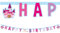 Procos 85676 - Girlande Happy Birthday Unicorn, Größe 200 x 14 cm, Hängedekoration, Kindergeburtstag