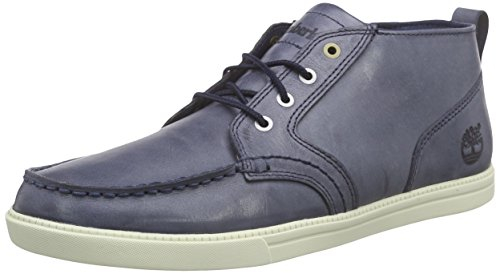 Timberland Newmarket_Fulk Lp Chukka Mt Leather, Stivali Uomo, Blu, 40 EU