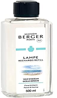 Maison Berger - Lampe Berger Refill Vent d'Océan - gebrauchsfertig - Parfümiert und reinigt - Feine, gleichmäßige und langanhaltende Wirkung - 500ml