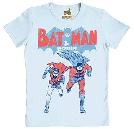 Logoshirt Unisex T-Shirt Batman and Robin T-Shirt Slimfit
