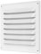 calimaero® WGQW 200x200mm Cubierta de Rejilla Ventilacion Fija Blanco con Mosquitera Integrada Resistente a los Rayos UV Cubiertas de Rejillas de Ventilacion Robustas para Paredes y Otras Aplicaciones