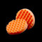 Polierschwamm 150x22,5 orange gewaffelt