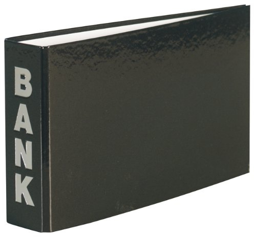 3 Bankordner für Kontoauszüge / Größe: 140x250mm / Farbe: schwarz