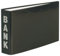 3 Bankordner für Kontoauszüge / Größe: 140x250mm / Farbe: schwarz