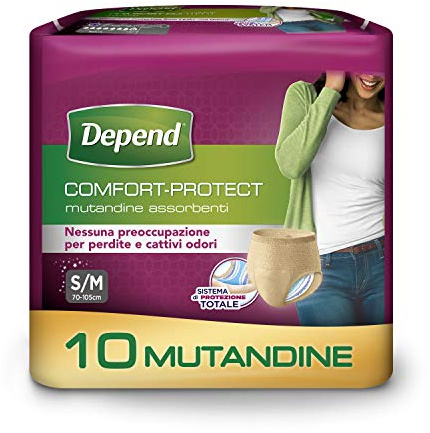 Depend Comfort Protect Incontinence Pants for Women, Small/Medium - 10 Pants