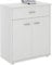 IDIMEX Buffet Monaco, Commode Meuble de Rangement avec 1 tiroir et 2 Portes, en mélaminé Blanc Mat