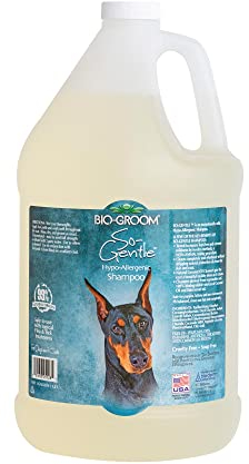 Bio-Groom So-Gentle Hypoallergenic Dog Shampoo - Tearless, Cat & Dog Bathing Supplies, Puppy Shampoo for Gentle Skin, Cruelty-Free, Made in USA, Tear-Free Dog Products - 1 Gallon