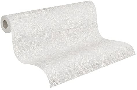 A.S. Création 145314 1453-14 Papier peint intissé à peindre Blanc 25 x 1,06 m