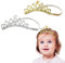 bandeaux de couronnes princesses pour les petites filles-lot de 2 bandeaux de couronne