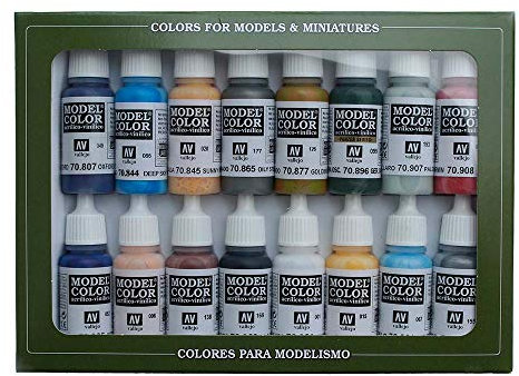 Vallejo Model Color Set - American Civil War (x16 Colours) - VAL70111