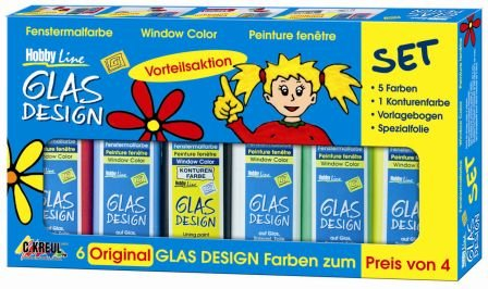 C.KREUL Window Color Hobby Line Glas Design, Aktions-Set