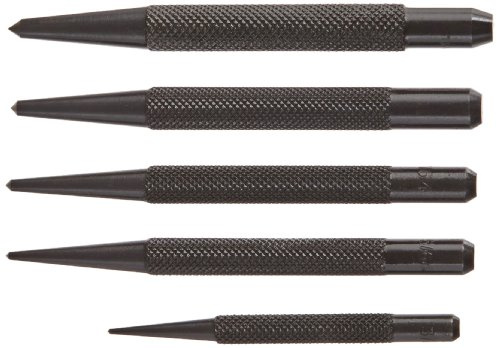 Fowler full garanti 52-500-015-0 svart nitratcentrum punch 5-delat set