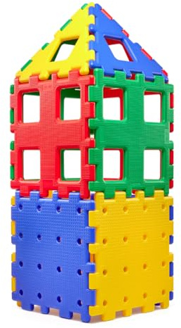 Polydron Xl - Set 1 Educational Construction Toy Suitable for Children 2+ Years Old