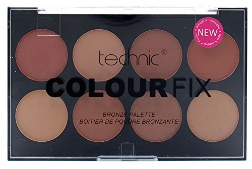 Colour Fix von Technic, Palette mit gepresstem Bronze-Puder - Bräunungspuder-Palette zum Konturieren